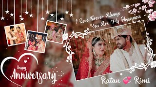 Marriage Anniversary Status Editing | Anniversary song | Anniversary Video Editing KineMaster Hindi