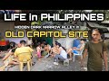 EXTREME WALK at HIDDEN SLUM NARROW ALLEY in OLD CAPITOL SITE QUEZON CITY PHILIPPINES [4K] 🇵🇭