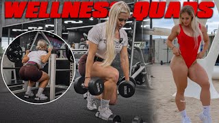 BUILDING MASSIVE LEGS WITH ASHTON PENNEY | FULL QUAD FOCUSED WORKOUT WELLNESS ST
