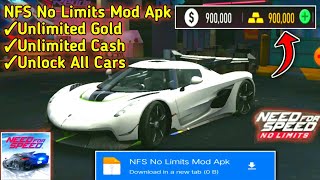 🔥NFS No Limits Mod Apk Script Unlimited Gold,Cash Unlock All Cars Free Download