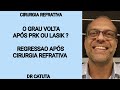 O GRAU VOLTA APÓS PRK OU LASIK?