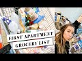 The Ultimate First Apartment Grocery List - HUGE Grocery Haul