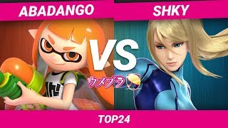 【スマブラSP】ウメブラSP4 TOP24(W) / SNB|Abadango(Inkling) vs Shky(Zero Suit Samus) / Umebura SP4