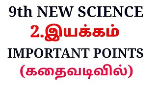 9th Science lesson 2 இயக்கம்