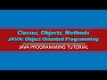 Java:Classes, Objects, Methods|Object Oriented Programming Tutorial #1 | Filipino | Tagalog