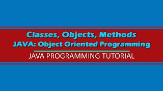 Java:Classes, Objects, Methods|Object Oriented Programming Tutorial #1 | Filipino | Tagalog