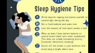 || Sleep Hygiene Tips