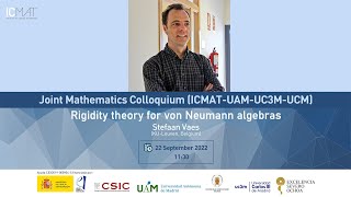 Joint Mathematics Colloquium -  Stefaan Vaes