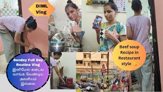 Sunday Full Day Routine Vlog (DIML) ❤️🍲🤩இனிமேல் கடைல வாங்க வேண்டிய அவசியம் இல்லை #diml #vlogvideo 🌹