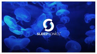 Underwater White Noise Sound with Jellyfish Aquarium for Instant Deep Sleep / 8 Hours / HD