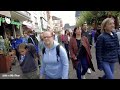 frankfurt germany🇩🇪 walking from hauptwache to central station autumn🍂2023 4k60 fps uhd