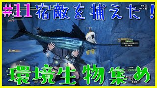 【MHWI】#11　遂に宿敵を捕えた！限界サイズの環境生物集め！　ゆっくり実況【モンスターハンターワールド：アイスボーン】