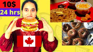 Can you SURVIVE on $10 a day in TORONTO?????? SHOCKED😱| FOOD CHALLENGE