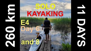 260km 11 Day Solo KAYAKING Trip: Day 6, 7 and 8 Baltic sea  and Venta river