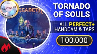 [Beatstar] Tornado of Souls (Extreme) - 100,000 Diamond Perfect w/ Handcam + Taps // Season 11