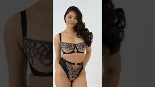 Бюстгальтер балконет на косточках Curvy Kate Scantilly Lovers Knot ST020100BLT