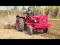 mahindra 415 di on 7x7 harrow