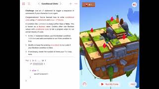 Conditional Climb - Swift Playgrounds