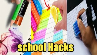 11 Beautiful school Hacks|| easy to make very important for students see this video and tell me wow