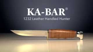 KA-BAR 1232 Leather HandledHunter