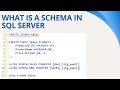 91 What is a schema in sql server