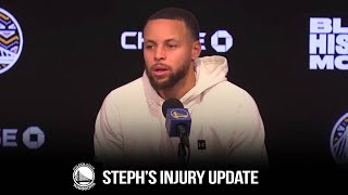 Steph Discusses Injury, Warriors Playoffs Hopes | Feb 13, 2023