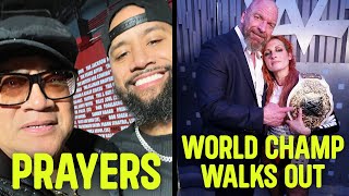 Rikishi Asks Fans To Send Prayers For Jimmy Uso...World Champion Walks Out Of WWE?!...Wrestling News