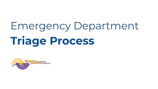 Emergency Department Triage Process