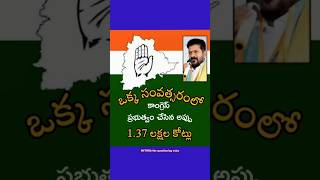 తెలంగాణలో ఒక సంవత్సరంలో కాంగ్రెస్ ప్రభుత్వం చేసిన అప్పు ఎంతో మీకు తెలుసా?#trending