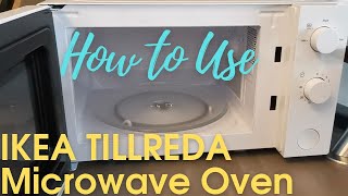 ♨️ IKEA TILLREDA Microwave Oven: How to use in 5 steps