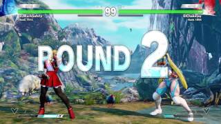 STREET FIGHTER V (BETA) DJWorkSafely (Karin) vs ElChakotay (R.Mika)