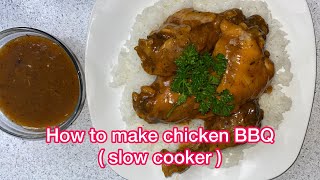 #polytubers | How to make Chicken BBQ ( Slow Cooker )