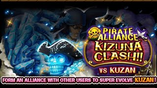 Full Boost P2W Lvl 31+ Kizuna teams vs Kuzan - OPTC (One piece treasure cruise)