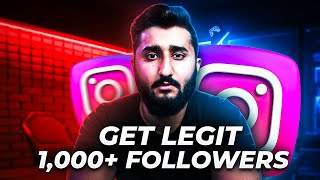 Fastest Way To Get 1,000 Legit Instagram Followers