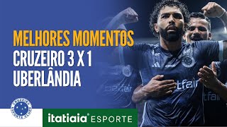 CONFIRA OS MELHORES MOMENTOS DE CRUZEIRO 3 X 1 UBERLÂNDIA