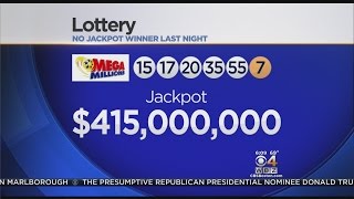 Mega Millions Jackpot Reaches $415M