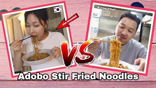 Filipino Chef Tried the Stir Fried Noodles Invented by @Jessica Lee Famous Korean Youtuber