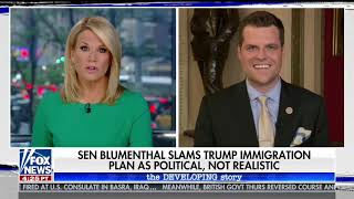 Gaetz Appears on The Story to Discuss Trump's Immigration Proposal
