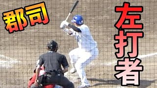 【元中日】日ハムへトレード移籍の郡司裕也　左打ちにしてみたwww