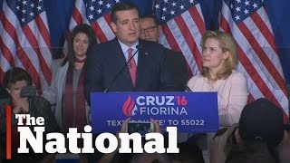 Ted Cruz drops out after Trump wins Republican primary in Indiana