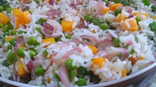 Vegetable rice recipe