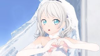 【MMDバンドリ】『おねがいダーリン/Onegai Darlin'』by 若宮イヴ(花嫁衣装)【Pastel＊Palettes/1440p】