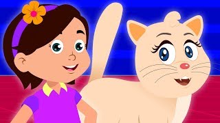 Meow Meow Billi Karti | म्याऊँ म्याऊँ | Hindi Poems For Kids | Hindi Balgeet | Rhymes in Hindi
