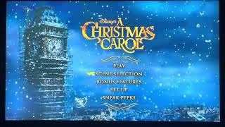 Disney’s A Christmas Carol 2010 DVD menu