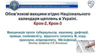 Вебінар з імунопрофілактики! Підготовка до КРОК 2 та КРОК 3