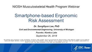 Smartphone-based Ergonomic Risk Assessment