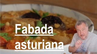 Fabada Asturiana, pork and beans from Spain