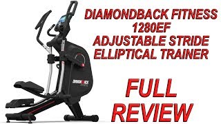 Diamondback Fitness 1280EF Elliptical Trainer FULL Review