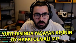 Yurt Dışında Yaşayan Türk Vatandaşının Oy Kullanma Hakkı Olmalı Mı? | Videoyun