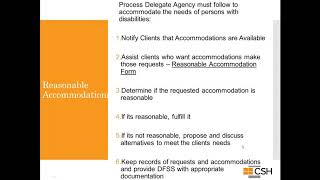 Excerpt-Reasonable Accommodations/504 Disability, Assessment, Accommodation & Documentation Process